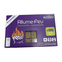 ACTIFEU Aanstekers voor de barbecue - Pack van 96 blokjes