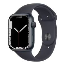 Apple Watch Serie 7 45mm  Zwart smartwatch, Refurbished, graad A+
