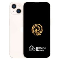 APPLE iPhone 13 128Go Blanc reconditionné Batterie Neuve Grade éco