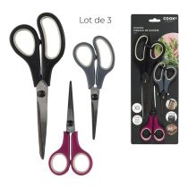 Set van 3 scharen met bladen van 14, 17 en 21 cm