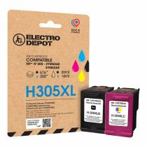 Multipack cartouches d'encres ELECTRO DEPOT compatible HP H305 XL noir+couleur
