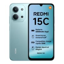 Smartphone XIAOMI Redmi 15C 4G 128Go Vert