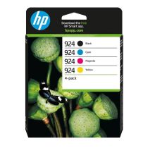 HP 924 Pack de 4 Cartouches d’encre authentiques CMJN