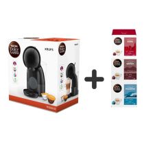 Expresso KRUPS Piccolo XS noir YY5919FD + 3 boîtes capsules