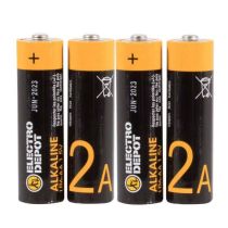 Pile ELECTRO DÉPÔT Alcaline  AA - LR6  x4