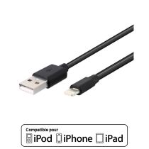 Kabel EDENWOOD 2,5M ZWART Lightning