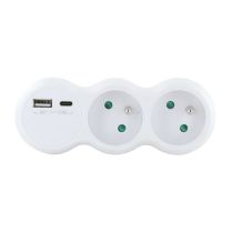 Biplite CHACON +1 USB A+1 USB C