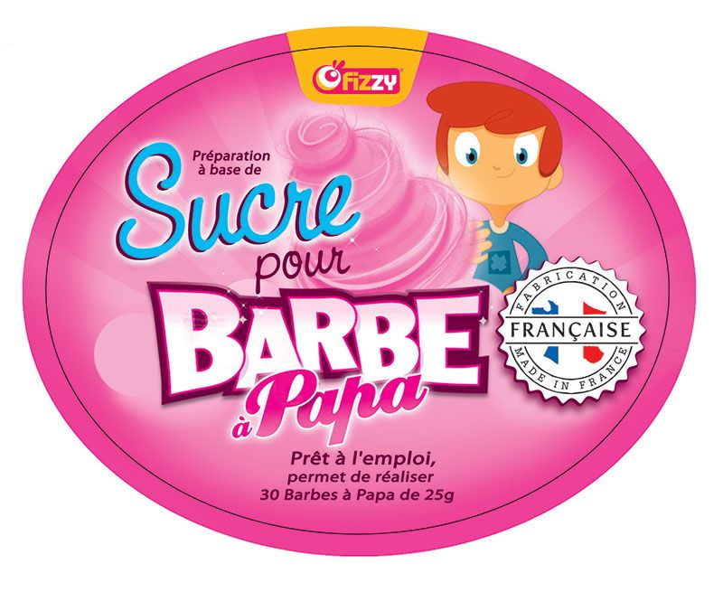 Sucre pour barbe à papa FIZZY