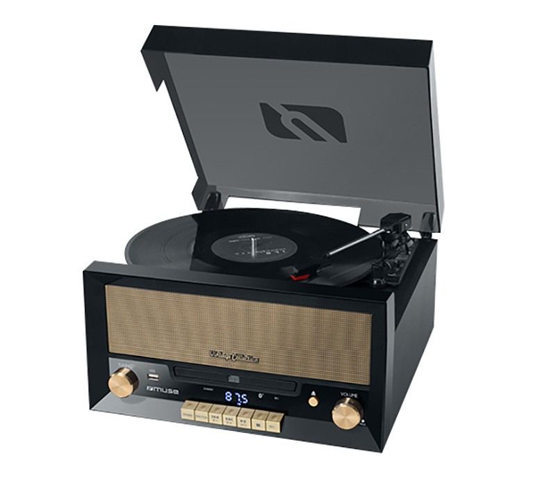 Chaîne Hifi Muse M1937DJ - 600W - Noir - Platine Vinyle, USB, Radio