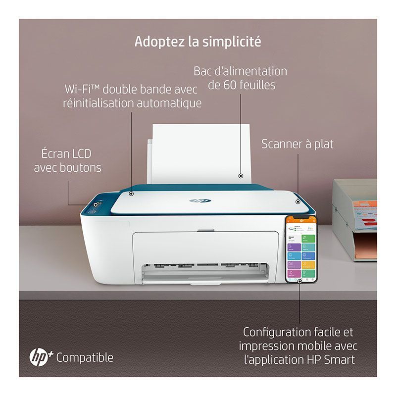 All in One printer HP DeskJet 2721e Inkjet kopiëren scannen 6 maanden