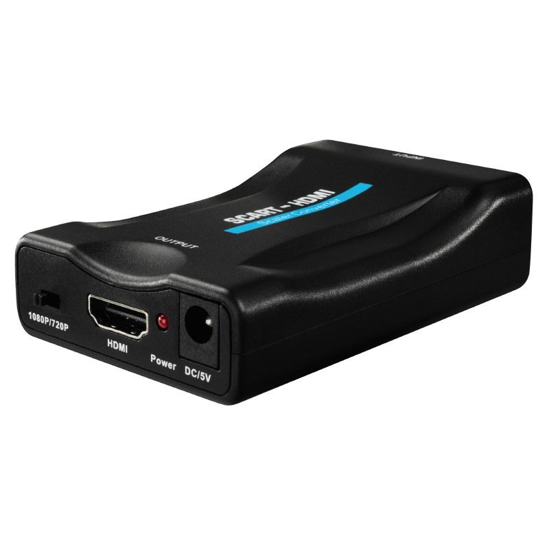 Convertisseur Péritel-HDMI - Adaptateur - 1080P - Plug and Play - Noir Convertisseur Péritel-HDMI - Adaptateur - 1080P - Plug and Play - Noir