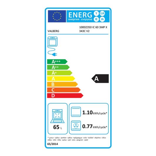 Inductie Fornuis VALBERG IC 60 3MP X 343C