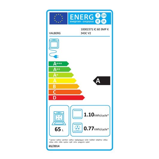 VALBERGInductiefornuis IC 60 3MP K 343C V2 