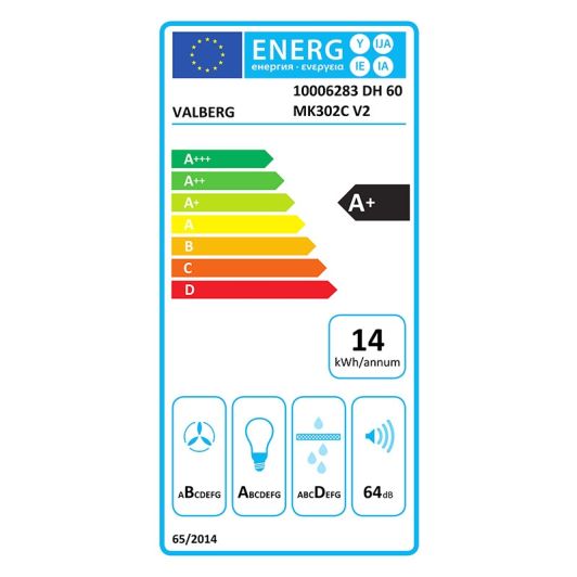 VALBERG Hotte décorative DH 60 MK302C V2