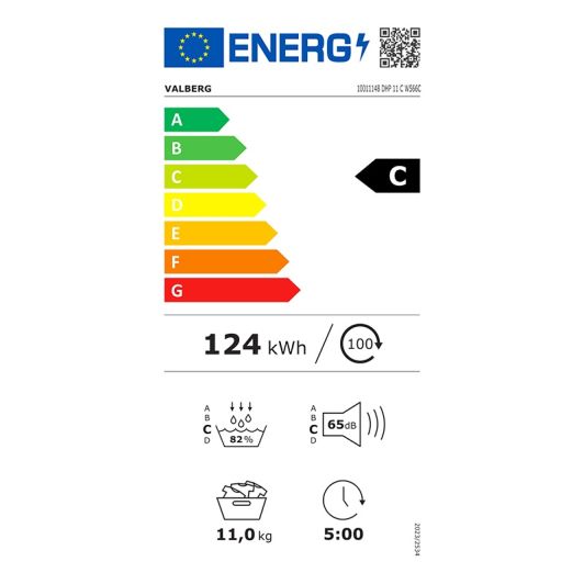 VALBERG Warmptepomp droogkast DHP 11 C W566C