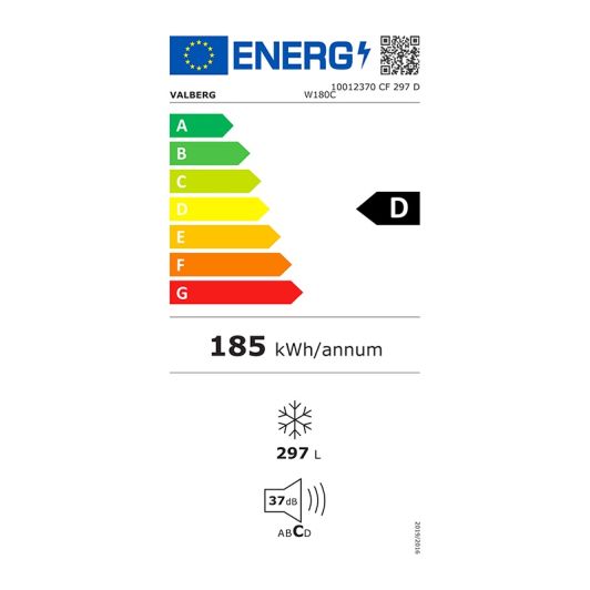 Diepvrieskist VALBERG CF 297 D W180C