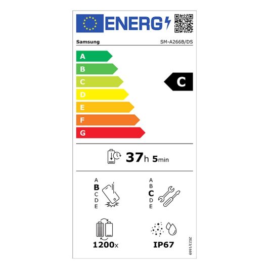 Smartphone SAMSUNG Galaxy A26 5G 128Go Noir + Coque Transparente