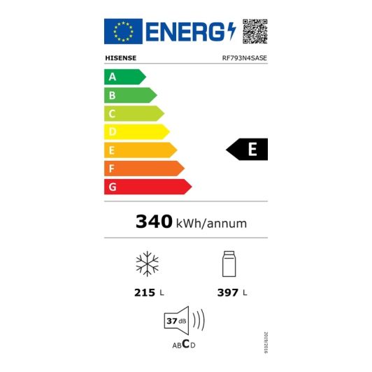 Réfrigérateur 3 portes HISENSE RF793N4SASE