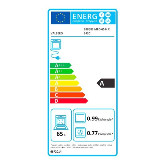 Heteluchtoven VALBERG MFO 65 H X 343X