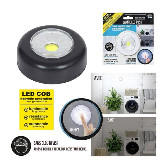 Spotverlichting JE CHERCHE UNE IDEE LED-lamp push