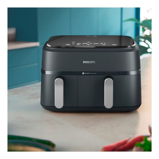 Friteuse à air chaud multifonctions PHILIPS NA351/00 double panier 9L 