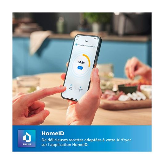 Friteuse à air chaud multifonctions PHILIPS NA351/00 double panier 9L 