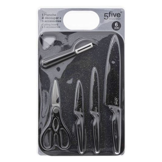 Set snijplank en messen