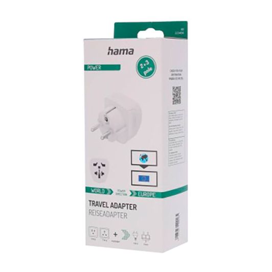 Reisadapter Hama Wereld => Europa