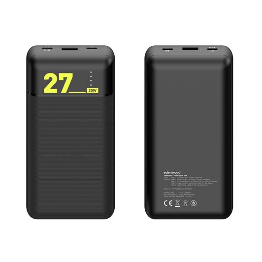 Batterie externe EDENWOOD 27000 MaH NOIRE