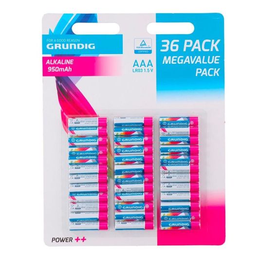 Batterij GRUNDIG AAA/LR03 (x36)
