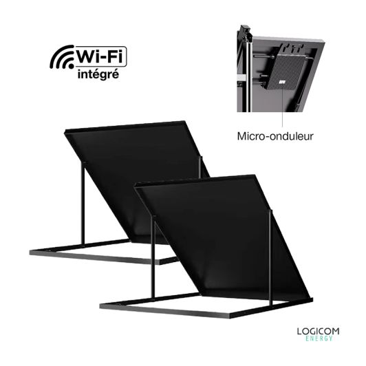 Zonnepaneel LOGICOM Kit 2x200W Plug&Play