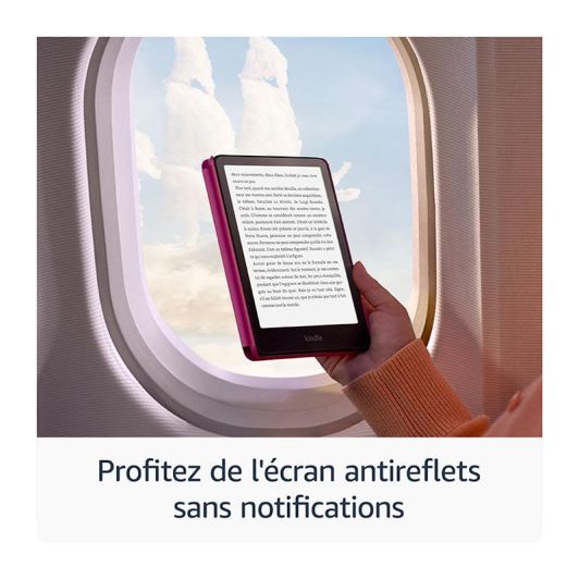 E-reader AMAZON Kindle Paperwhite ( 2024) -16GB-zwart-met pub - 12de generatie.