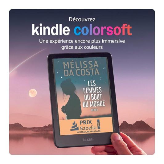 Liseuse AMAZON Kindle Colorsoft SE ( 2024) -32GB-Noir-avec pub - 12ème génération.