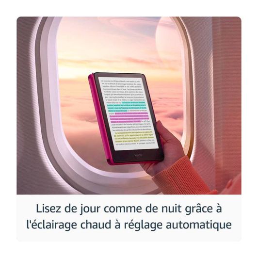 Liseuse AMAZON Kindle Colorsoft SE ( 2024) -32GB-Noir-avec pub - 12ème génération.