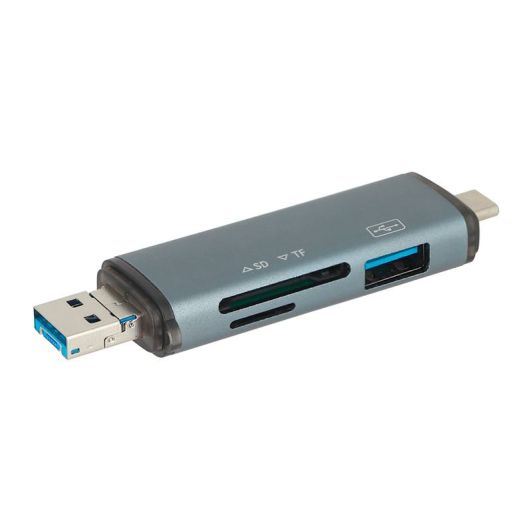 SEDEA 6-in-1 Multifunctionele Kaartlezer - USB - USB-C