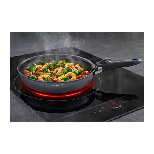 Set ARTHUR MARTIN pannen 24 28 cm keramiek