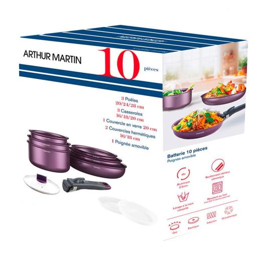 Arthur Martin 10-delige keramische kookset