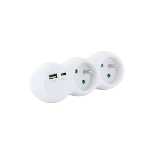 Biplite ELECTRODEPOT 2 x 16 A + 2 USB