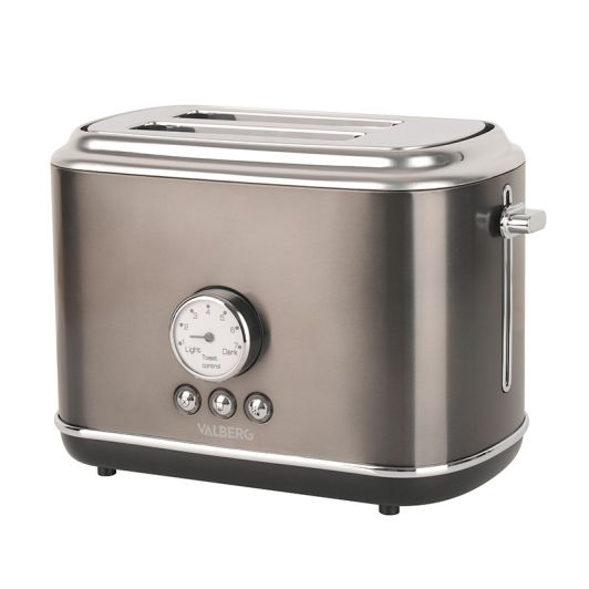 Grille-pain VALBERG VAL-TC2RETRO-DX DARK INOX