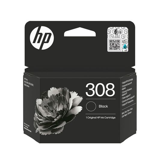 Cartouche d’encre noire HP 308 authentique