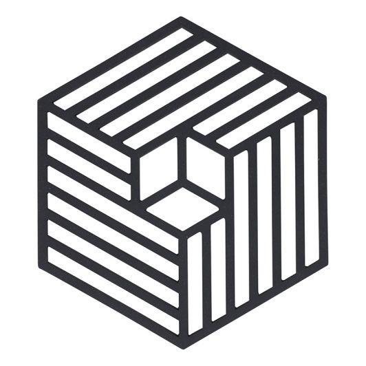 Dessous de plat silicone formes géométriques