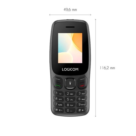 Mobile LOGICOM E44 4G 128Mo Noir