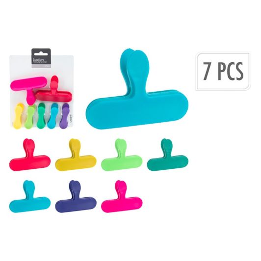 7 stuks zaksluitclips