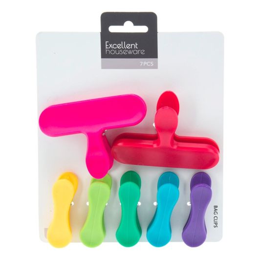 7 stuks zaksluitclips