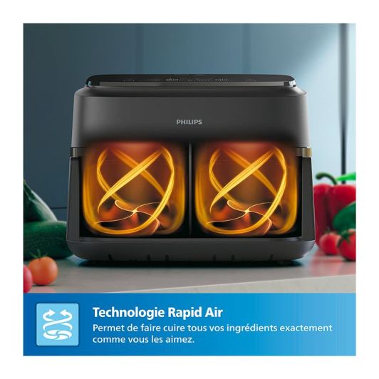 Friteuse à air chaud multifonctions PHILIPS NA150/00 7.1L