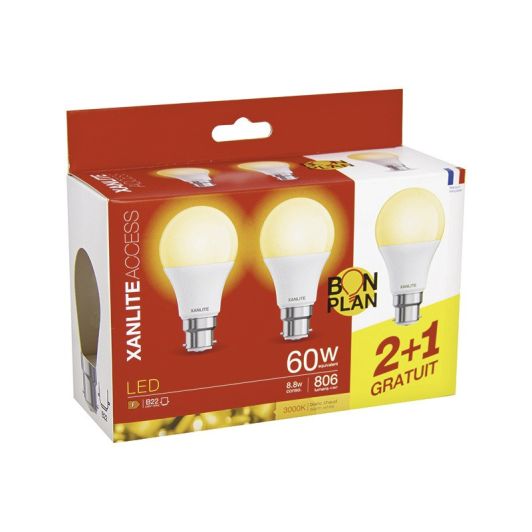Ampoule XANLITE B22x3