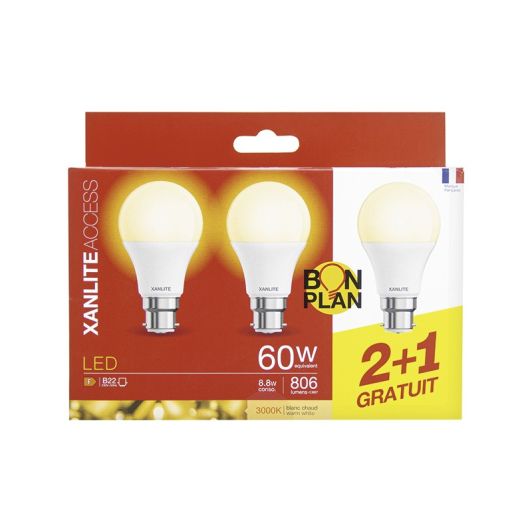 Ampoule XANLITE B22x3