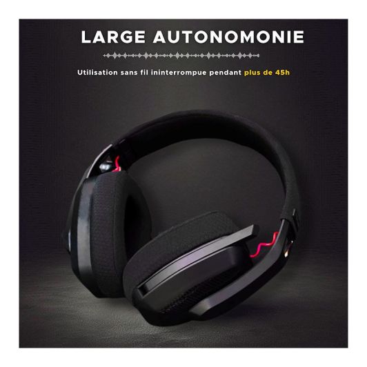 Casque gaming THE G-LAB Korp Platinium sans fil