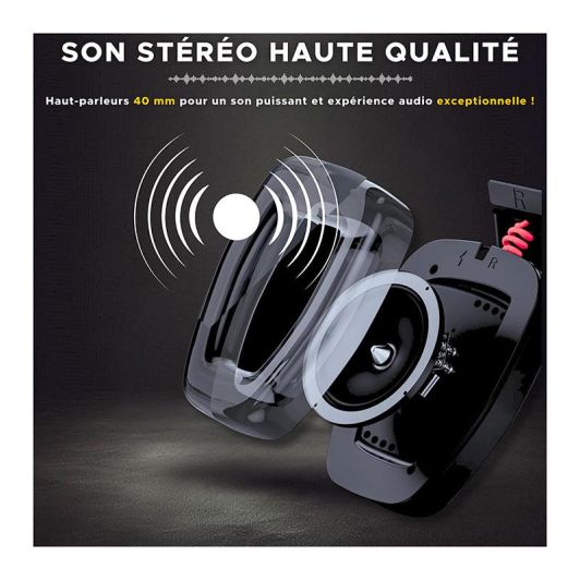 Casque gaming THE G-LAB Korp Platinium sans fil