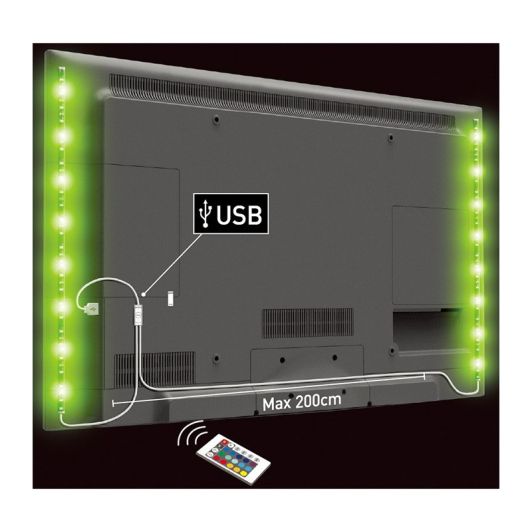 Ruban LED ELECTRO DEPOT 2x50CM-32LED-USB